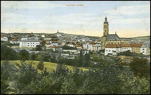 Kutná Hora 1911 kostel sv. Jakuba